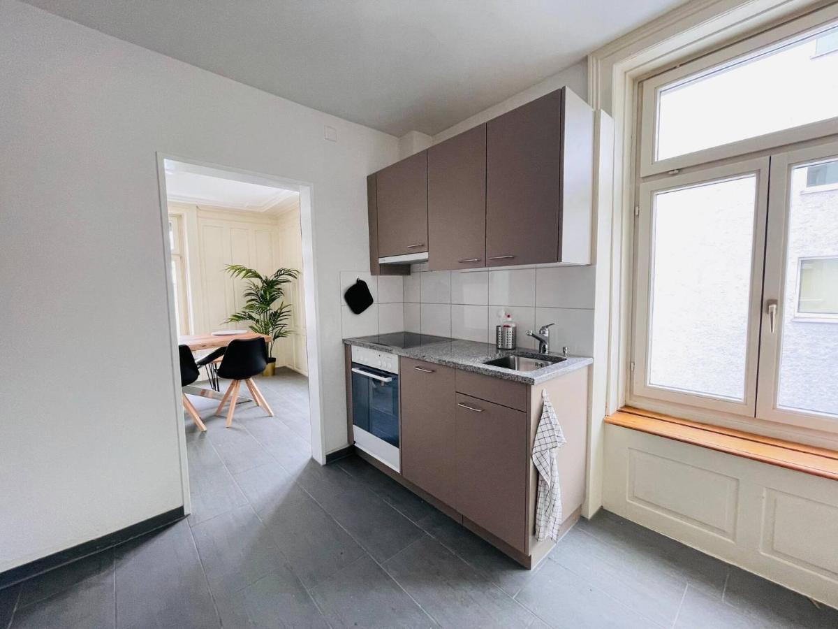 Beautiful, Bright, Large Apartment With Balcony Smarttv St. Gallen Dış mekan fotoğraf